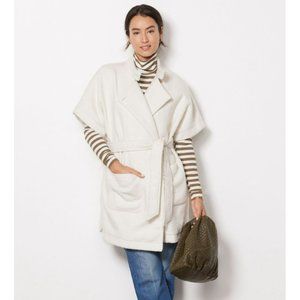 Sanctuary Cocoon Wrap Creme Coat XS